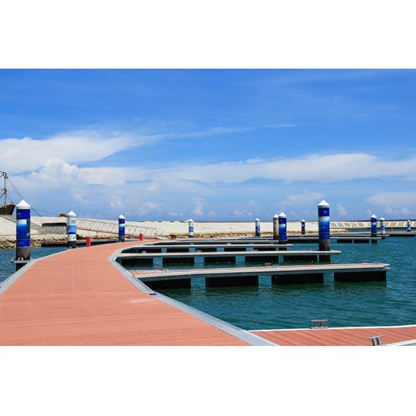 Установка ориентированных на заказчика алюминиевых плавучих доков легкая с низким обслуживанием