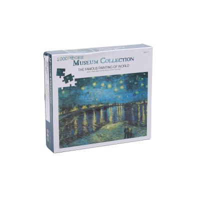 2000 Piece Custom Printed Puzzles jigsaw World Famous Painting Series