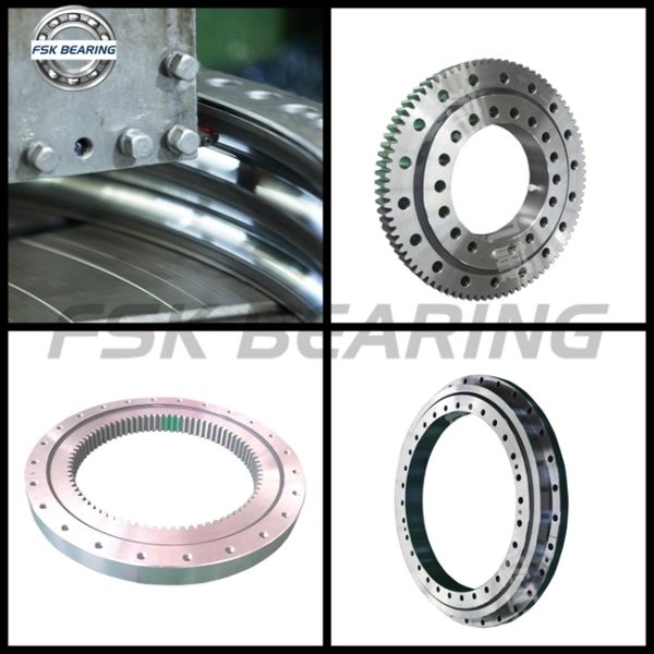 011.25.630 Slewing Bearing Turntable Tooth Quenching Fast Speed And High Hardness For Wood Grabber