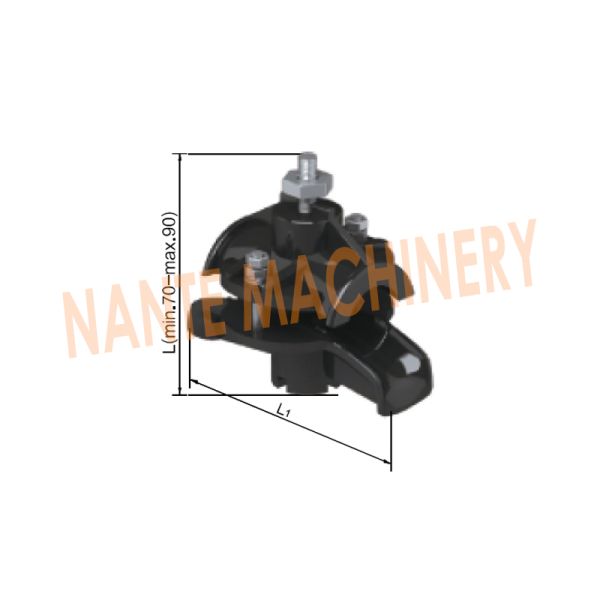 Firm And Flexible Wire Steel Festoon Accessories For Round Cable Middle / End Trolley