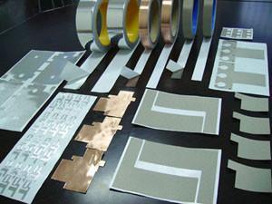 Die Cut Stickers Copper or Alumium Foil For electronics manufacturing
