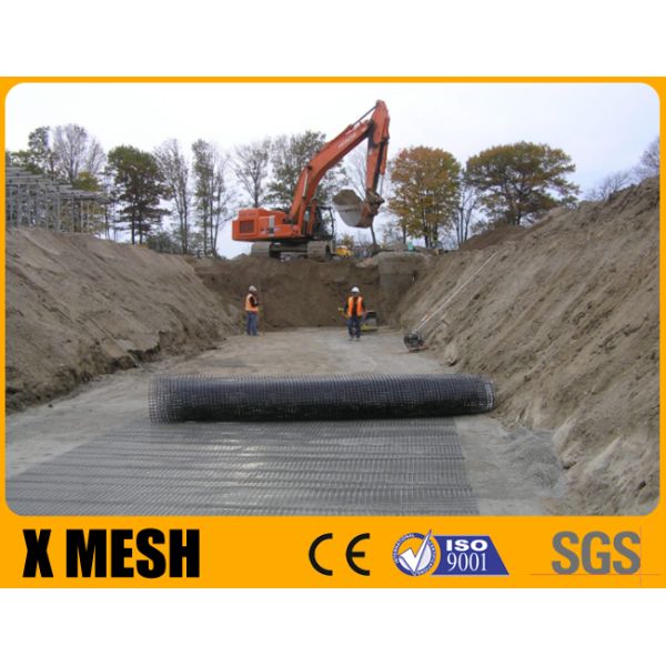 Плетение сетки полиэтилена ASTM D7737 100 лет триаксиального Geogrid