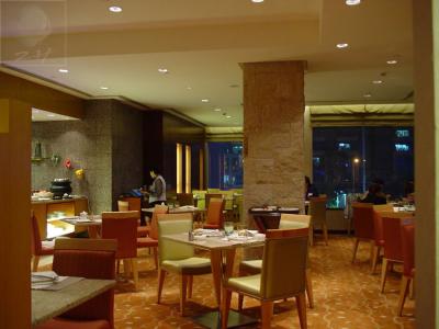 Five Star Hotel Lobby Furniture Solid Wood Partition Wall With Ash Wood  Dining Table Chair Uphostery Set