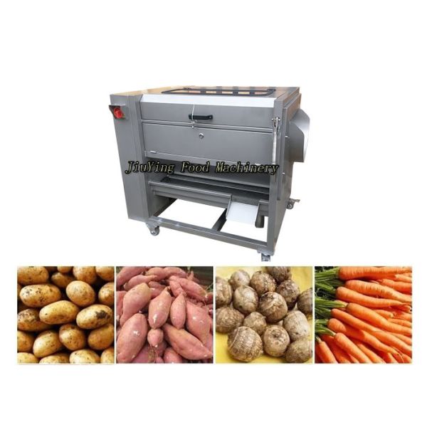 1.5KW 300-500KG/H Vegetable Fruit Washing Machine Carrot Cleaning Machine