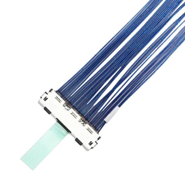 30-Pin LVDS Micro Coaxial Cable With 0.5mm Pitch, Hirose Connector, Designated As DF80D-30P-0.5SD