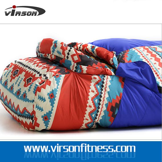 wholesale envelope sleeping bag Flannel Lined Cheap Sharp Sleeping Bag -15 Degree for adult camping