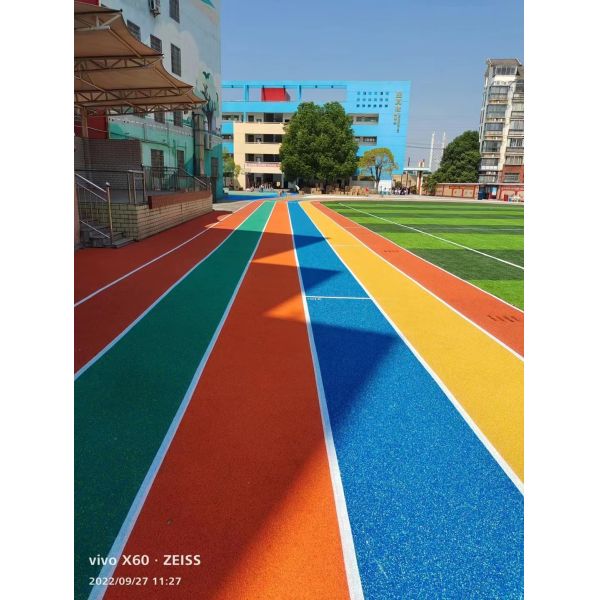 Customized Athletic Running Tracks Easy Installation With Fade Resistance