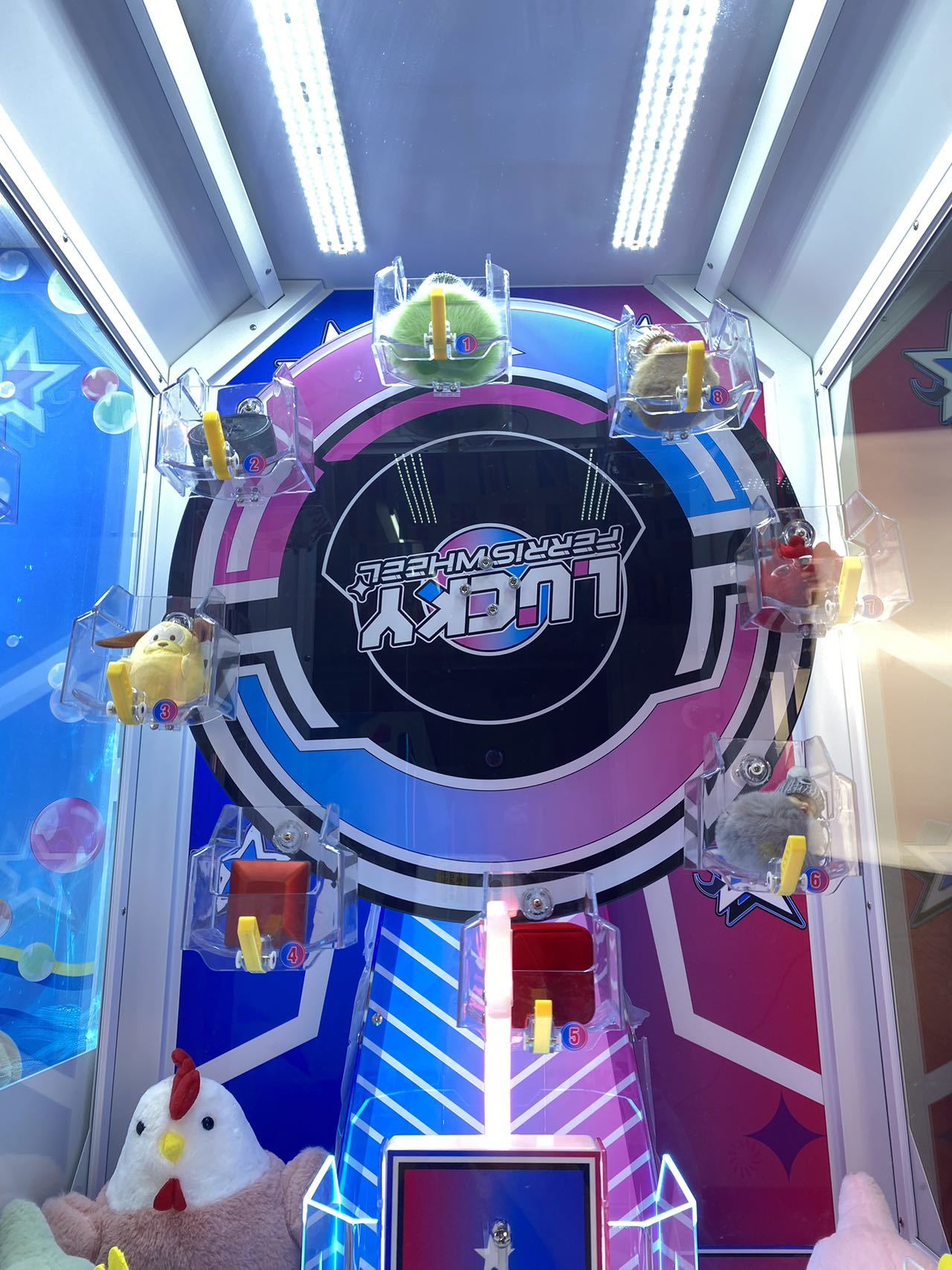 Magic Coin Claw Machine, Lucky Ferris Wheel Mode, High Profit for Indoor Entertainment Center