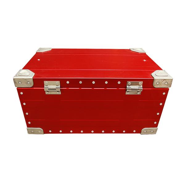 Multifunctional Red Aluminum Alloy Insulated Outdoor Hiking Storage Box for Camping