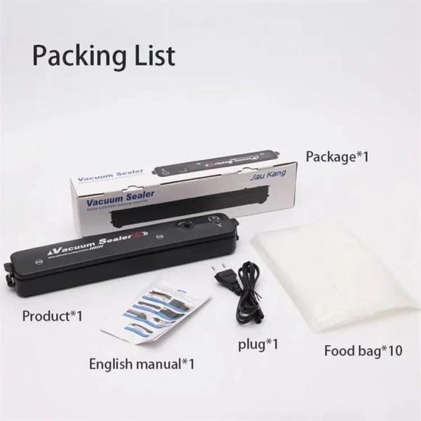 Convenient Household Food Packaging Vacuum Sealer with 10 Bags and 1.5 KG Capacity