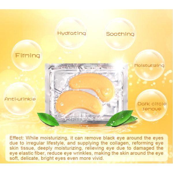 Hyaluronic Acid Eye Mask , 24k Gold Eye Mask For Eye Removing Moisturizing