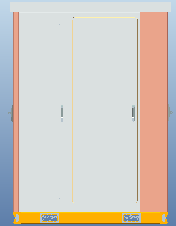 Двойные алюминиевые интегрированные на открытом воздухе датчики сигнала тревоги шкафа оборудования DDTE045-AL