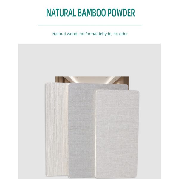 Бамбуковая деревянная панель стены внутреннего художественного оформления PVC влагостойкая