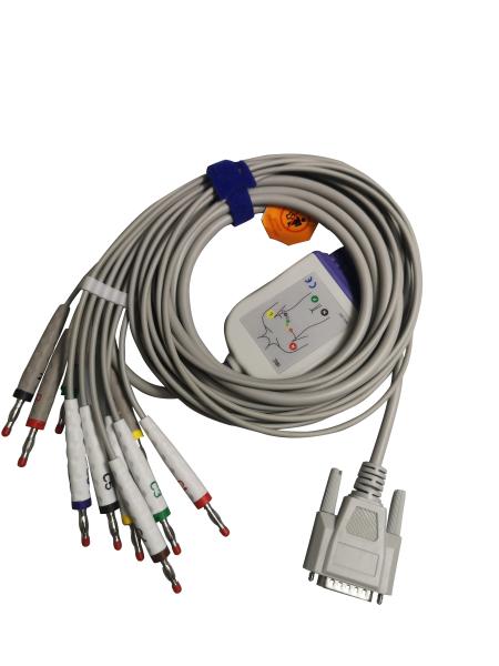 Nihon Kohden ECG EKG Cable 10 Leads EKG Cable In IEC AHA Coding