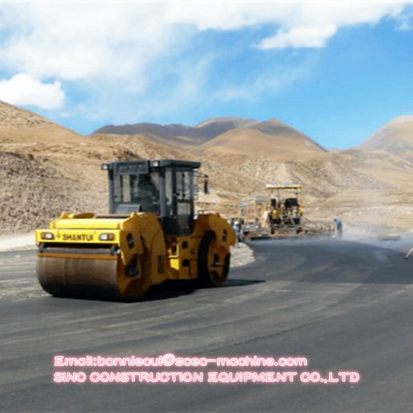 Dual Drum 14 Ton 113KW Construction Road Roller SHANTUI SR14D-3