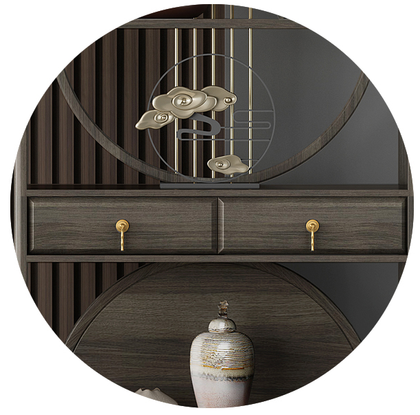 1000*350*2000mm Antique Wood Shelf