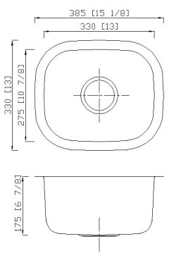 Раковины нержавеющей стали Ундермоунт шара стиля Америки установка одиночной легкая