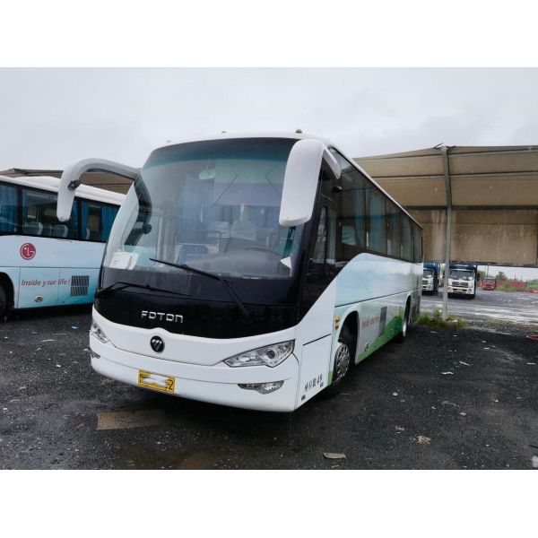 Used Electric Coach Foton BJ6116 Used Coach Bus New Energy Bus 49 Seater
