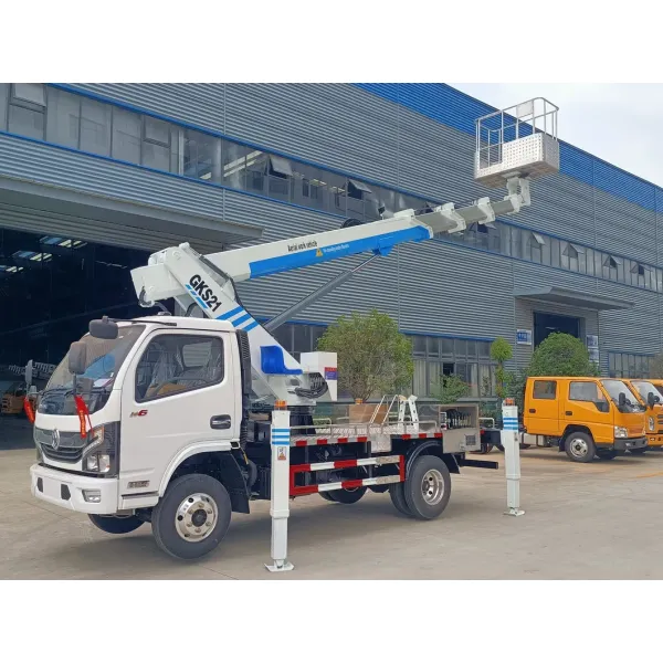 Dongfeng 4X2 Drive 20m 22m Hydraulic Ladder Truck Aerial Work Vehicle.