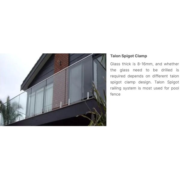 AS/NZS2208 1996 / SGCC/ CE 10 мм 12 мм наружная стеклянная балюстрада стеклянные перила для балкона