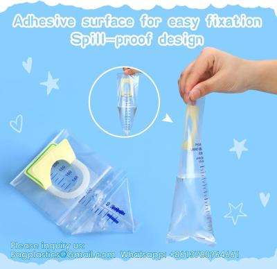 Pediatric Urine Bag Collectors Clear Urine Catcher Pouch Individually Pee Bags Disposable Pediatric Urine Collectors