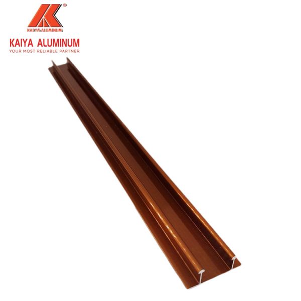 Extrusion Aluminum Door Profile Ultra Thin Anodized Gold Doors Windows