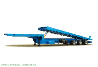 Gooseneck Lowbed Trailer Dolly for Heavy Duty Heavy Machine Lowbed Semi Trailer 80 ton  100Ton WhatsApp:8615271357675