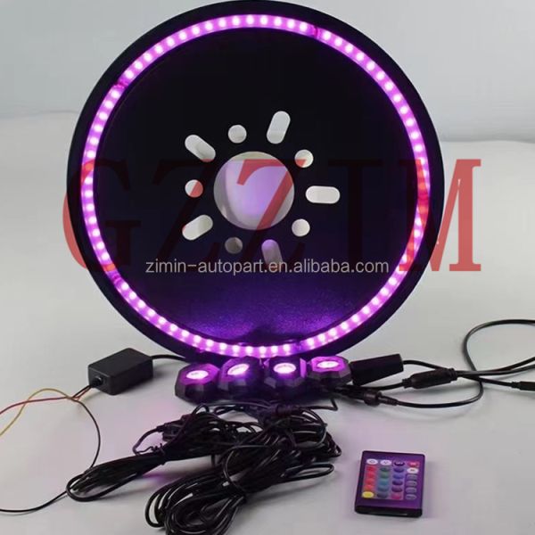 JEEP JL JT JK Автомобиль Пластик Красочное светодиодное запасное колесо лампа шасси лампа комбинация