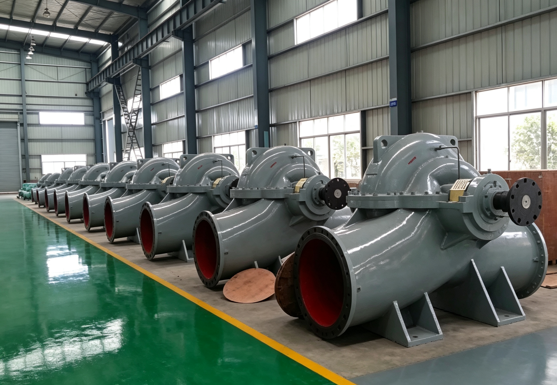 Low Noise Split Case Centrifugal Pump Customized High Suction Lift Pump Easy Disassembly