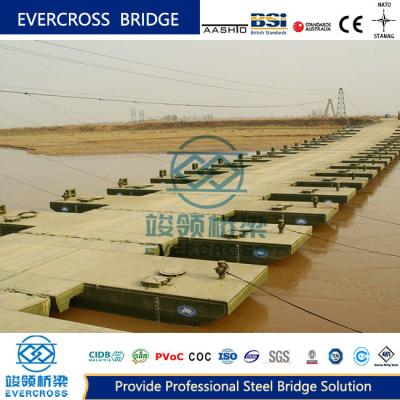 Footwalk Floating Pontoon Bridge Custom Temporary Foot Bridge