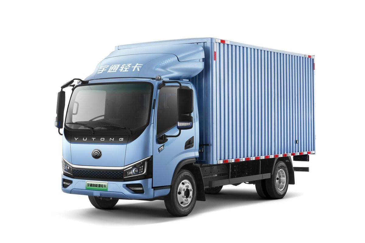 4.5t 4,2m Электрический фургон 4x2 Автоматический полностью электрический грузовой фургон