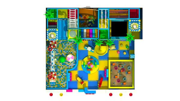 CE Space Themed Indoor Playground , LLDPE Indoor Amusement Park Equipment