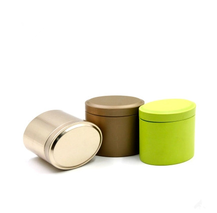 Jewelry Packaging Airtight Oval Empty Decorative Tin Containers Tea Gifts Tin Cans