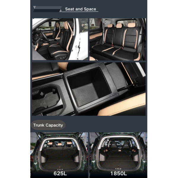 New for Haoyue Pro 2024 Model Front-Wheel Drive Automatic Turbo Petrol-powered R17 Dark Interior Compact SUV