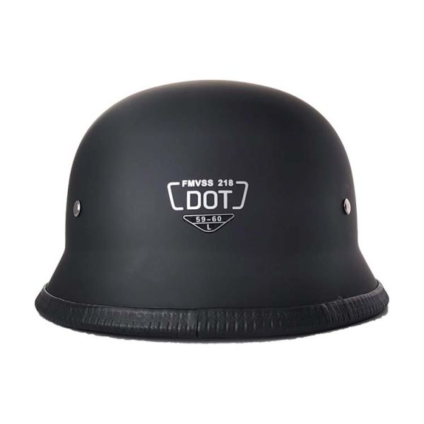 DOT Approved Half Face Motorcycle Vintage German WW2 Helmet with High Density EPS Liner