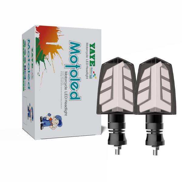 Sistema de iluminação de motocicletas YAYE ABC PC Material de luz de interrupção indicador para motocicletas