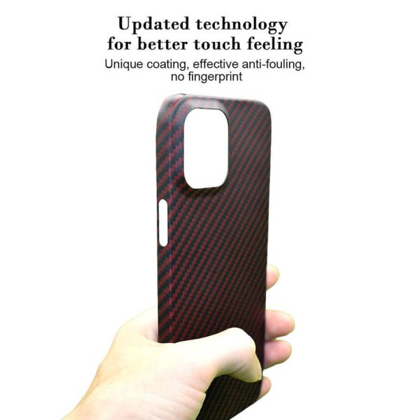 Случай телефона волокна Aramid углерода Eco дружелюбный ультра светлый на iPhone 12