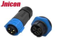 Conectores circulares impermeáveis fêmeas masculinos, conector circular IP67 de 3 Pin