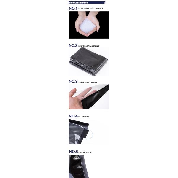 Resealable VMPET 90mic Vacuum Food Storage Bags Gravure Printing