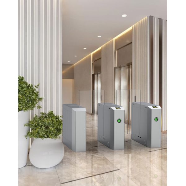 RFID Card Sliding Gate Turnstile Electronic Stainless Steel 1400mm*330mm*980mm