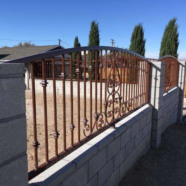 High Safety Iron Balcony Railing Corrosion Resistance European Style