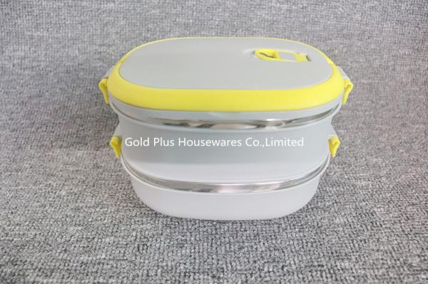 Factory supply airtight leak proof food storage container double wall tiffin stainless steel insulated thermal lunch box