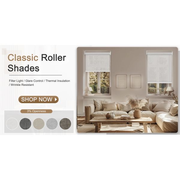 3% Openness Fiberglass Sunscreen Fabric Waterproof For Roller Blinds