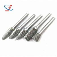 Bois de carbure de haute performance découpant Burr Bits diamètre de jambe de 14 pouces