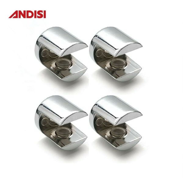 Furniture Glass/Board Shelf Holder Clip Clamps for Mail Packing Support Shelving