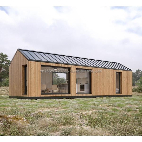 20ft Mobile Home Garden Studio Prefabricated Customizable Steel Container House with Wall 50/75/100mm Wave Sandwich Panel