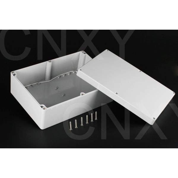 0.16 Inch Portable Weatherproof Receptacle Box Open Close Type With Six Screws