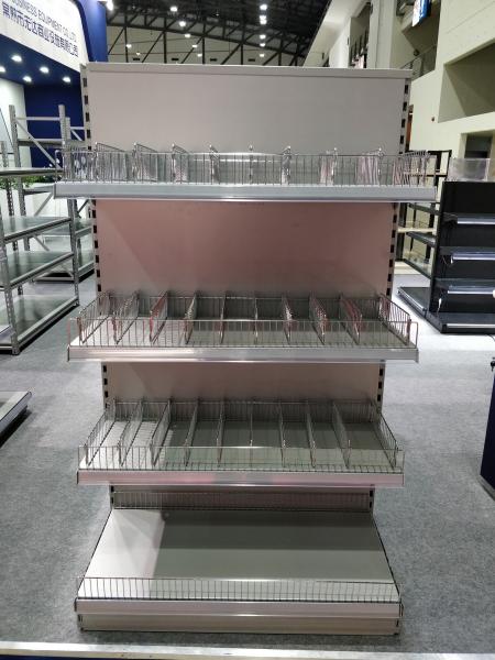 Easy Assembly Supermarket Display Shelving 150KG / Level Loading Capacity