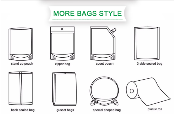 ODM OEM Foil Laminated Side Gusset Bags Dark Tea Packaging 150g