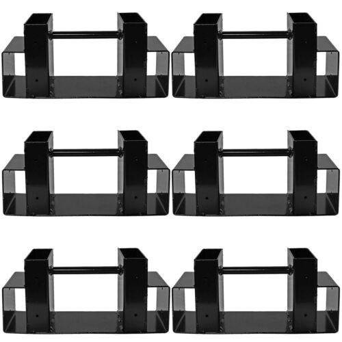 Steel Firewood Log Rack Bracket Kit for Fireplace or Fire Pit Wood Storage Holder